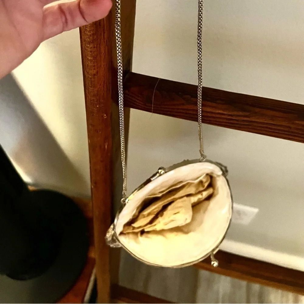 Vintage Magid White Micro Beads Evening Purse new - Picture 7 of 9